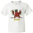 thumbnail image 3 of Inktastic Mardi Gras Come at Me Breaux Crayfish Youth T-Shirt, 3 of 5