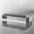thumbnail image 2 of CiaoHER 2in Thickness Beveled Solid Acrylic Display Block Clear Polished Pedestal Stand Riser Solid Base (4x8), 2 of 5