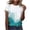 Multicolor#05, variant on Plus Size Tops for Women Vintage Floral Printed Summer Short Sleeve Basic Crewneck Graphic T-Shirts Loose Oversized Dressy Casual Tunic Blouse Multicolor#12 XL