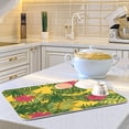 thumbnail image 6 of Coolnut Beautiful Tropical Plants Palm Leaves Flowers Kitchen Dish Drying Mat, 16'' x 18'' Super Absorbent Dish Drying Mat for Kitchen, Sink, Dining Table Home Decor, 6 of 7