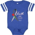 thumbnail image 3 of Inktastic Faith over Fear Parkinson's Awareness with Red Tulip Boys or Girls Baby Bodysuit, 3 of 5