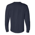 thumbnail image 2 of Gildan Mens DryBlend Long Sleeve T-Shirt, 2XL, Navy, 2 of 2