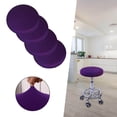 thumbnail image 4 of serony Coussin de Tabouret de Bar Rond Durable Carré Extensible Doux Lavable pour Housse de Chaise Roulante 12-18 Pouces Violet, 4 of 9