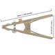 thumbnail image 2 of Welding Ground Clamp, 500A Heavy Duty Brass Jaw, Welding Ground Clamp for Welder Welding Station (260A/300A/500A), 2 of 4
