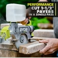 thumbnail image 4 of RYOBI - ONE+ HP 18V Cordless Handheld Wet/Dry Masonry Tile Saw (Tool Only), 4 of 7