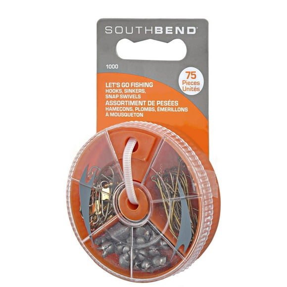 South Bend 1000 Hook-Sinker-Swivel Assortment, Hook-Sinker-Swivel Assortment