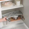 thumbnail image 4 of ENJOYW Cabinet Shelf Multifunctional Expandable PP Stackable Counter Storage Shelf for Kitchen Kitchen Storage Rack, 4 of 7