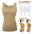 thumbnail image 5 of Women's Tank Top Camisole Seamless Body Shaper Shapewear Tops with Firm Tummy Control Shaper, 5 of 8