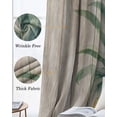 thumbnail image 3 of Vintage Pineapple Blackout Curtains for Bedroom Living Room Darkening Curtains 63 Inches Long Summer Botanical Watercolor Wooden Window Curtain 2 Panels Set Window Treatment Grommet Drapes 52"x63", 3 of 9