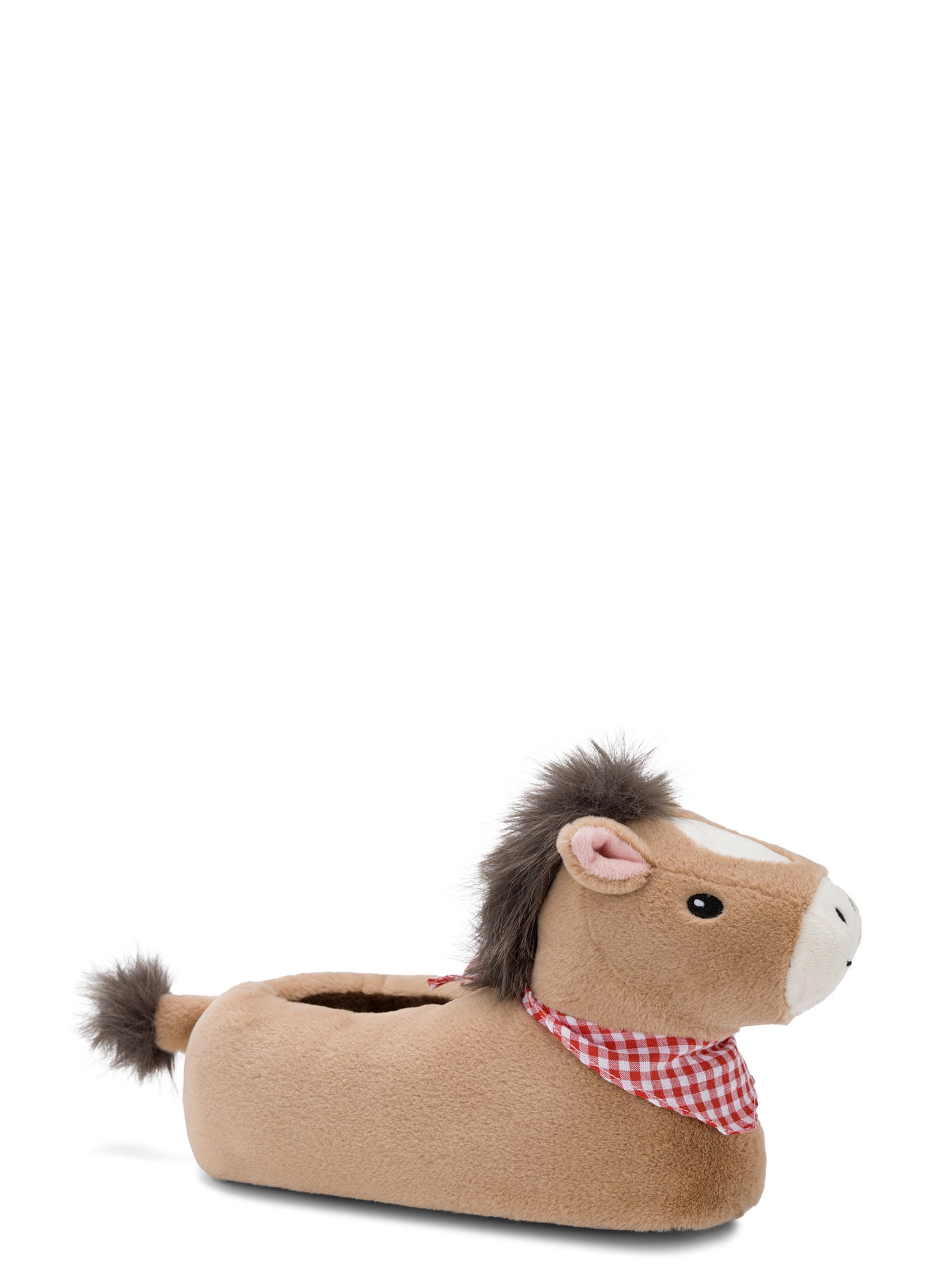Wonder Nation Toddler, Little and Big Girls Horse Slipper