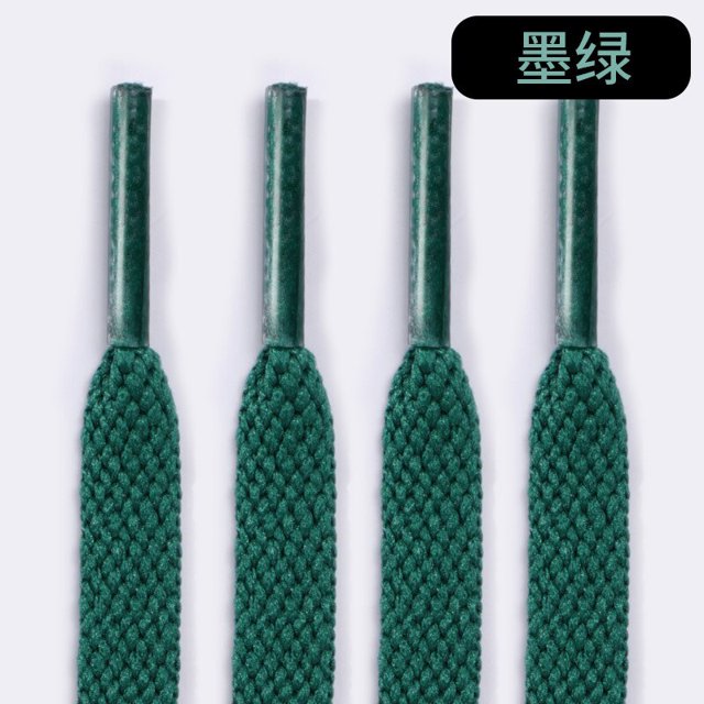 Cordones de tela para zapatillas de deporte, cordones planos suaves de 8mm, 60-160cm, 1 par, venta al por mayor