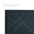 thumbnail image 4 of Reese Nailhead Full / Queen Upholstered Linen Fabric Headboard - Azure, 4 of 4