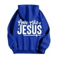 thumbnail image 6 of Christian Hoodies for Men 2025 Love Like Jesus Hoodie Hooded Sweatshirt with Pockets Pullover Hoodie Mens Hoodies, 6 of 7