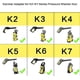 thumbnail image 3 of High Pressure Washer Adapter Fitting For Karcher K2 K3 K4 K5 K6 K7 Krcher Pistols, 1/4\' Quick Connect Female Fitting, With 5 Multi-angle Power Nozzle, 3 of 3