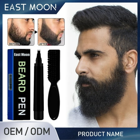 Kehuo Beard Pen Filling Pen Is Suitable for Men s Beard Pen and Beard Brush  Which Can Permanently Cover The Natural Smoothness and Repair The Beard Shape  Beauty & Personal Care