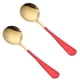 thumbnail image 1 of Cuchara para cena, cucharas de acero inoxidable, cucharas de metal duraderas, cucharada, cucharas para cubiertos, uso para el hogar, restaurante, fácil de limpiar, 1 of 5