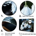 thumbnail image 3 of Designart "Winter Snowdrop Photographic Charm" Snowdrops Canvas Wall Art, 3 of 7