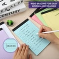thumbnail image 2 of sixwipe 6 Pcs Colored Legal Pads, Colored Writing Pads 5*8 Inch, 50 Sheets Wide Legal Ruled, Note Pads, Notepads 80GSM Thick Paper Memo Pads To Do List for Office Work, 2 of 7
