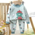 thumbnail image 3 of Owordtank Toddler Baby Girl Fall Winter Clothes Bear Embroidered Long Sleeve Sweatshirt Pants Outfits Set 2Pcs Sweatsuit, 3 of 5