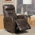 thumbnail image 4 of Pemberly Row Polyester/PU Power Swivel Glider Recliner in Truffle Brown, 4 of 6