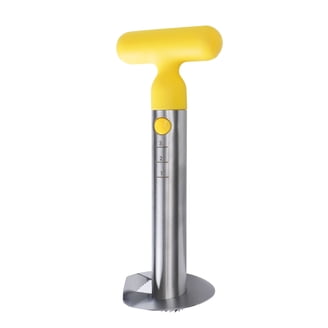 BEILOCKERY Pepper Corer & Seed Remover - Stainless Steel Vegetable Tool With Serrated Edge & Rubber Handle