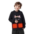 thumbnail image 2 of Gamivast Heated Sweatshirts for Kids Size 4-14 Lightweight Long Sleeve Hoodies Multiple Heating Zones and 3-Levels Washable Loose Fitted USB Rechargeable Pullover Pocket for Boys Girls no Power Bank, 2 of 5