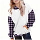 thumbnail image 2 of Sudadera con capucha para niños, cuello redondo, manga larga, ropa de abrigo para niños de talla mediana y grande, jersey, blusa de poliéster para niños, 2 of 5