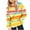06-Multicolor, variant on ShomPort Girls Hoodies Girl Casual Oversized Pullover Colorful Long Sleeve Hooded Sweatshirts 4-14 Years