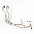 thumbnail image 7 of Motorcycle Exhaust System For Yamaha YZF-R25 YZF-R3 2014-2023 MT-25 MT-03 2016-2023 Exhaust Front Pipe Muffler, 7 of 7