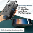 thumbnail image 3 of Samsung Galaxy A13 5G Dual-Layer Holster Case Kickstand, 3 of 6