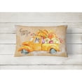 thumbnail image 2 of Carolines Treasures CK2646PW1216 Fall Harvest Australian Shepherd Canvas Fabric Decorative Pillow  12H x16W multicolor, 2 of 3