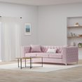 thumbnail image 2 of Glory Furniture Paige Velvet Sofa in Pink, 2 of 5