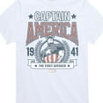 thumbnail image 3 of Marvel Captain America - Collegiate - Toddler and Youth Short Sleeve Graphic T-shirt, 3 of 5
