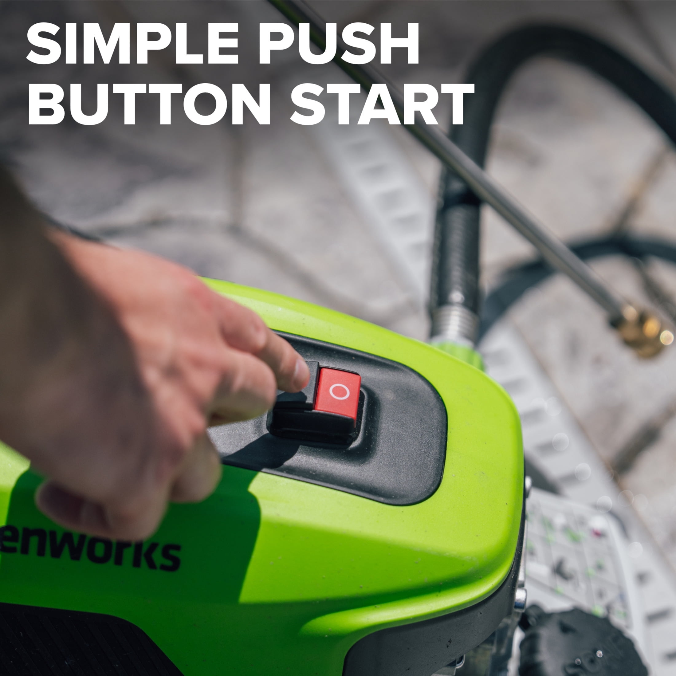 Greenworks 2500 PSI Pressure Washer, 1.1 GPM Max, AC Power, 4 Nozzles Included