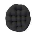 thumbnail image 3 of Cojín redondo para silla, cómodo cojín para mascotas, elegante cesta colgante. negro, 3 of 9