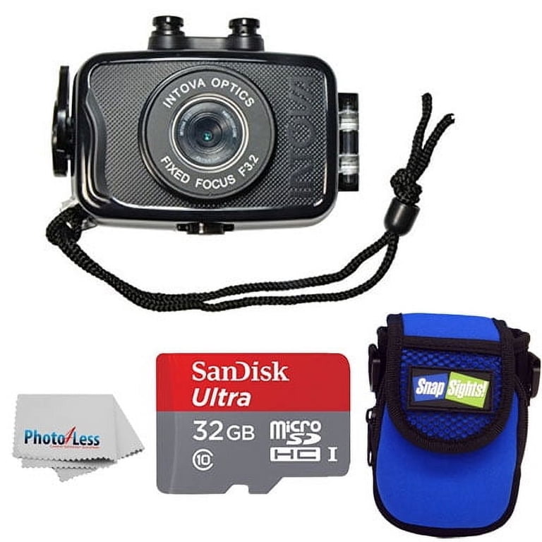 Intova IC10 10MP Digital Sports Camera With 180ft Waterproof Housing - 3x Optical Zoom, 3" LCD, Uses AA Batteries 1 thumbnail image