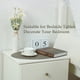 thumbnail image 4 of Conjunto De 6 Tapetes Tejidos Cruz Lavable Mesa De Comedor Estera Antideslizante Resistente Al Calor marrón Oval, 4 of 8