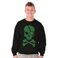 thumbnail image 5 of Irish Skull Crossbones St Pattys Day Sweatshirt for Men or Women Brisco Brands M, 5 of 6