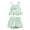 Mint Green, variant on REDARER Baby Girls Summer Outfits 2 Piece Set Casual Sleeveless Romper Shorts Set for Toddlers Beach School Party Yoga Outfit,12-18 Months