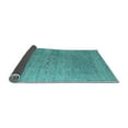 thumbnail image 2 of Ahgly Company Indoor Square Abstract Light Blue Modern Area Rugs, 8' Square, 2 of 4