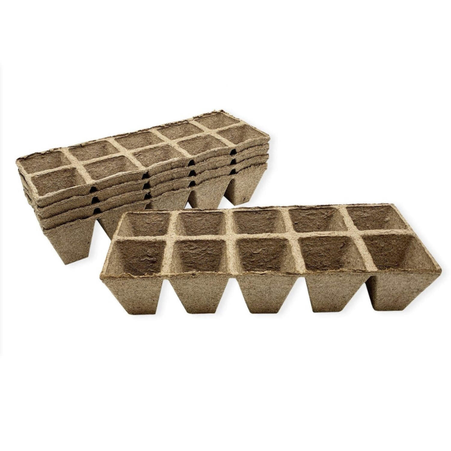 Jiffy Organic Seed Starting 10 Biodegradable Peat Strips (20 Strips - 200 Pot Cells)
