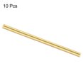 thumbnail image 3 of Uxcell 10Pcs Brass Rods 0.24 x 3.94" Brass Solid Round Stock Lathe Bar for Knife Handles Pin DIY Craft Model Plane, 3 of 6