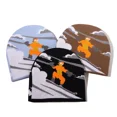 thumbnail image 5 of Gorro turbante con bandera nacional, gorro tejido, gorro de invierno, gorro de estrella, gorro de lana Trilby, gorro con corona tejida, gorros para mantener el calor, 5 of 5