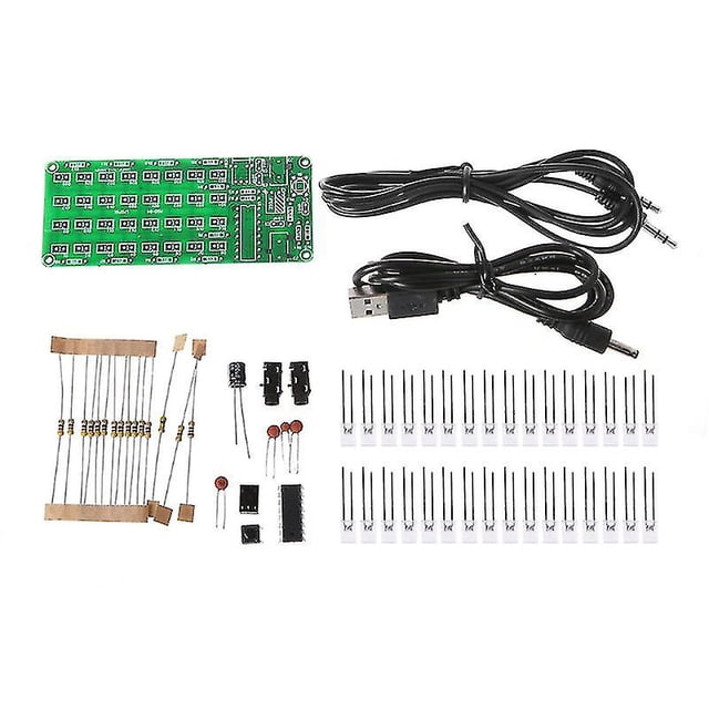 1 Set Asd-84 Niveau Indicateur Accessoires Fréquence Spectre Kit Audio Musique Voix Diy Kit Électronique Sensible Outil