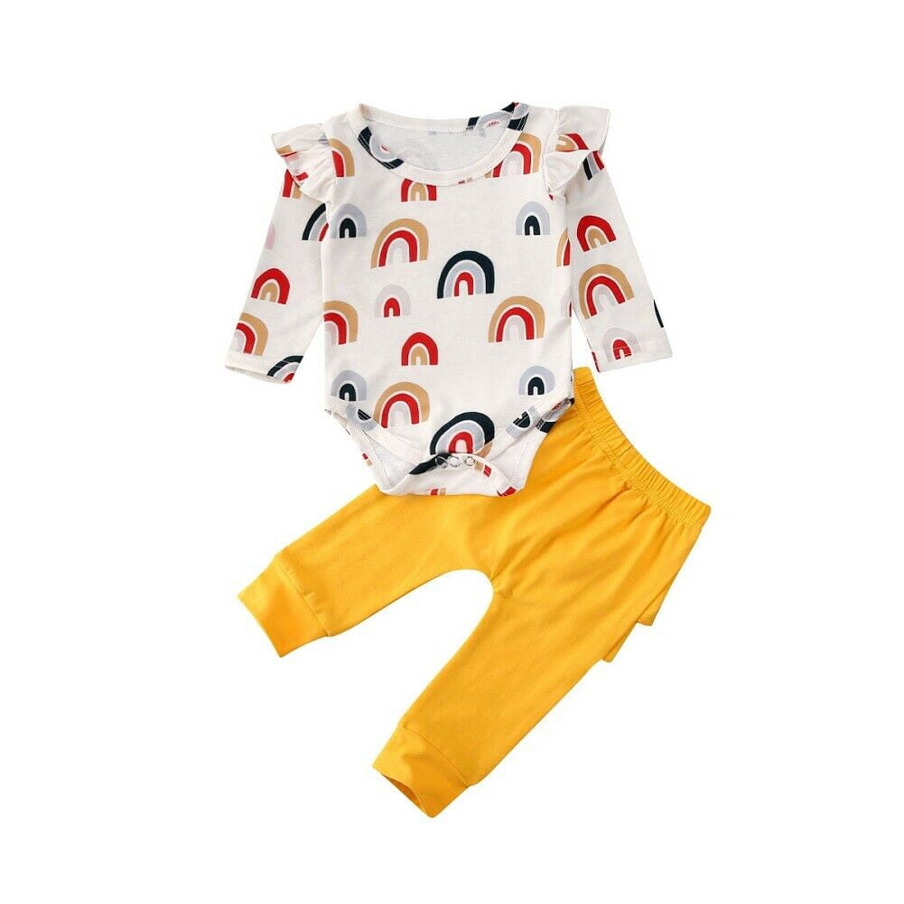 baby girl rainbow outfit