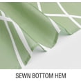 thumbnail image 6 of Abstract Striped Shower Curtain, Modern Minimalist Waterproof Fabric Shower Curtain Set with Hooks 72" x 72" - Sage Green, 6 of 6