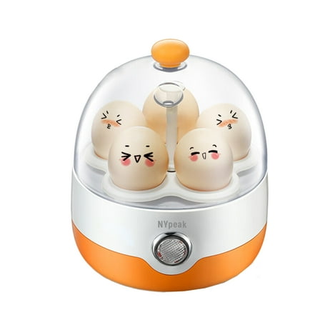 NYpeak Electric egg steamers for household purposes,Easy Egg Cooker Electric 7-Egg Capacity, Soft, Medium