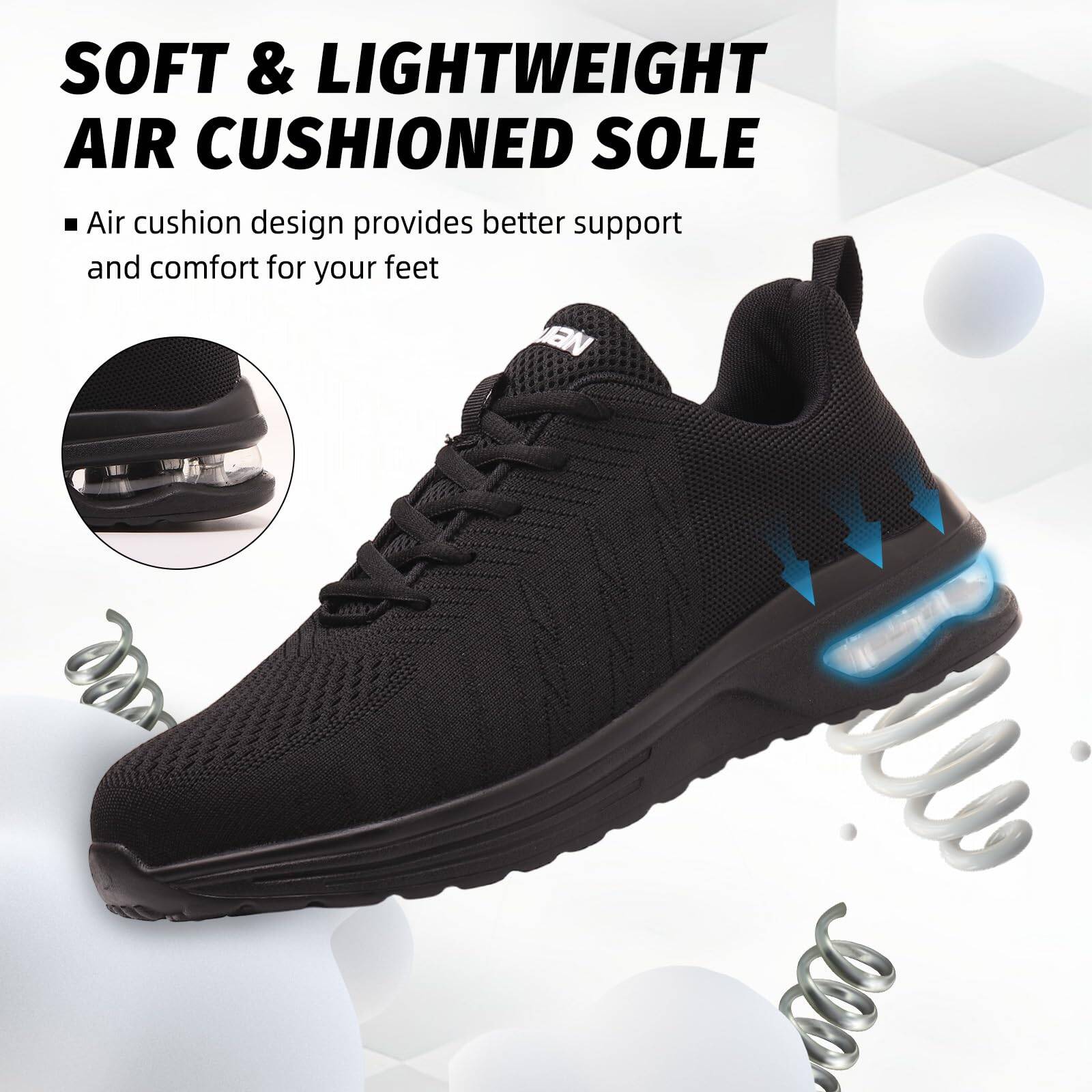Furuian Steel Toe Air Cushion Work Sneakers photo 5