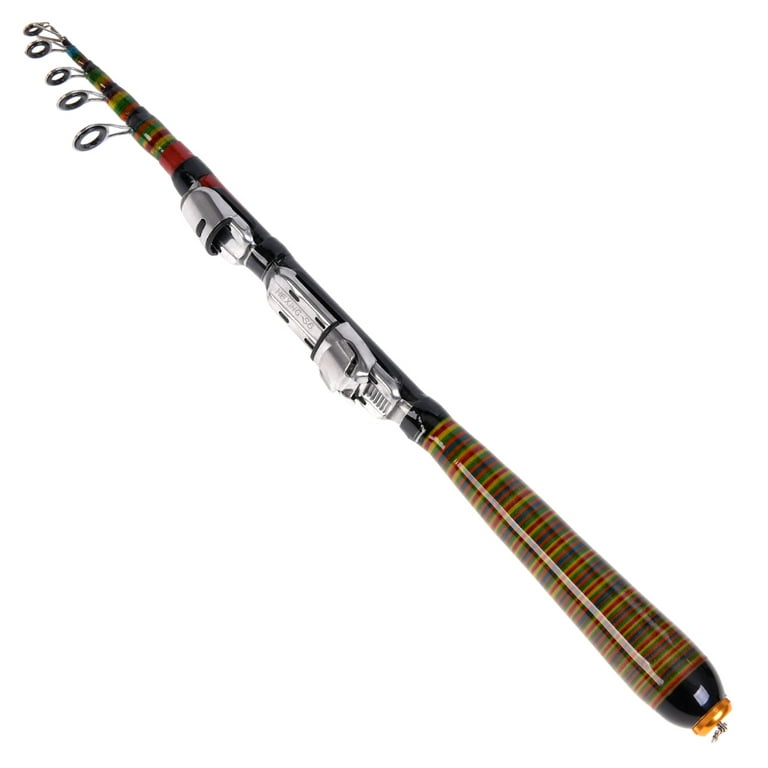  2pcs Telescopic Fishing Rod Carbon Fiber Ultra LightFishing Pole  Carbon Fiber Tenkara Rod Portable Travel Rod Inshore Stream Fishing Pole  Carp Fishing 1.6m-3.6m