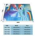 thumbnail image 4 of My Lit-Tle Pony Fleece Blanket Super Soft Cozy Throw Blanket Fuzzy Comfy Flannel Blanket Warm Plush Blankets And Throws For Couch, Sofa, Bed 40"X30", 4 of 7